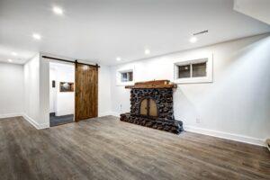 remodeled basement