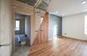 residential renovation process half accomplished