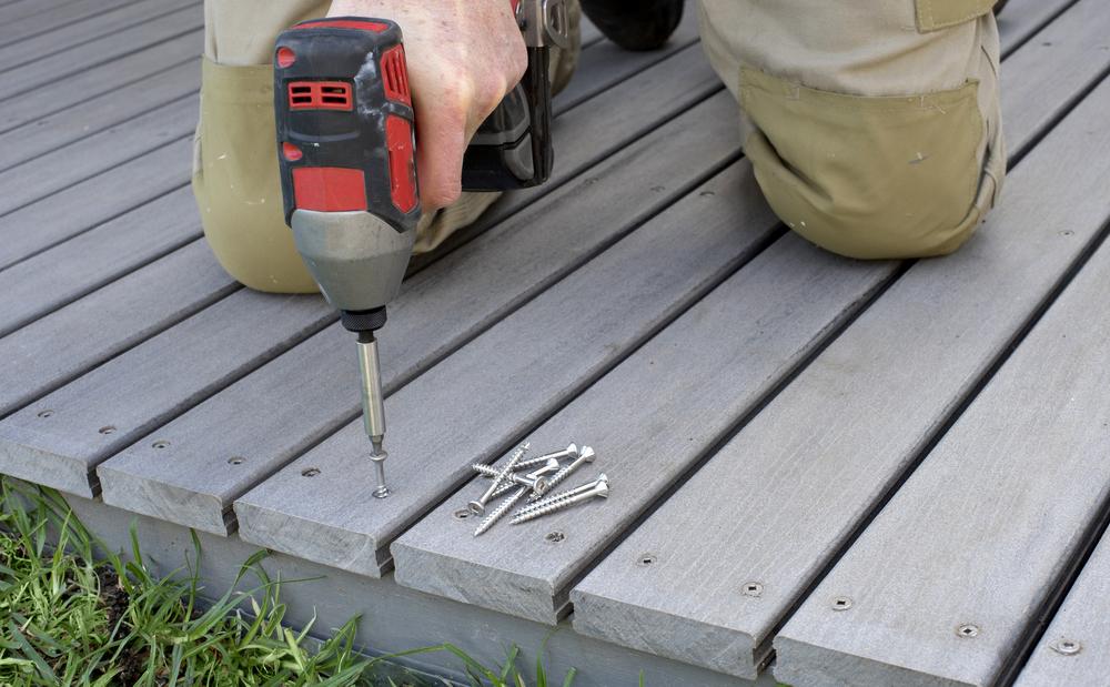 gray deck installation
