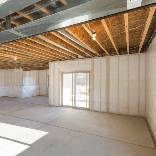 basement in process of renovation